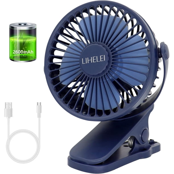 BESKAR Ventilador De Escritorio Pequeño USB – Ventilador Portátil De 6