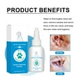 thumbnail image 6 of Ear Cleaner Pet Ear Drops For Infections Control Yeast Mites Ear Mites And Ear Wax Itching 60ml, 6 of 9