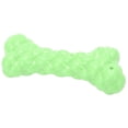 thumbnail image 2 of Squeak Bone Dog Toy Teeth Cleaning Squeaky Interactive Dog Bones for Small Medium Large BreedGreen, 2 of 9