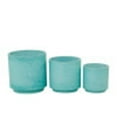 thumbnail image 6 of DecMode 12", 10", 8"H Indoor Outdoor Teal Magnesium Oxide Planter (3 Count), 6 of 8