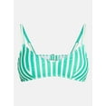 thumbnail image 2 of No Boundaries Sporty Striped Bralette Bikini Top, Women’s XXS-XXL, 2 of 5