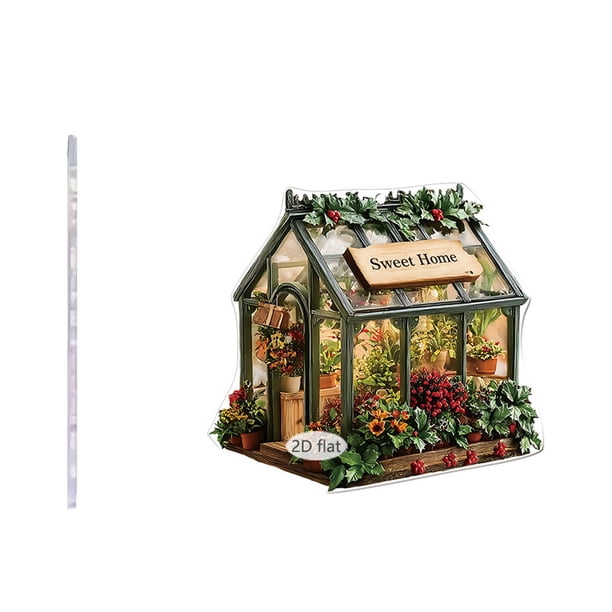 Decoraciones navideñas, Decoraciones navideñas para librerías y floristerías, Decoraciones navideñas planas 2D para árboles de Navidad, Decoraciones navideñas planas para floristerías y librerías