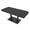 Asian Night w/Matte Black Base no Electric, variant on 5Ft Small Rounded Corner Conference Table Metal Base Electric Module