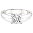 thumbnail image 3 of 5 Carat IGI Certified Princess Shape Lab Grown Diamond Engagement Ring | 14K White Gold | Elsa Hidden Accents Solitaire Diamond Ring | FG-VS1-VS2 Quality Friendly Diamonds, 3 of 4