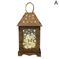 thumbnail image 2 of PENGXIANG Wooden LED Handheld Lantern Display Mold Night Light Christmas Decor Lamp Gift, 2 of 9