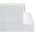 thumbnail image 2 of Best Master Poplar Wood Left-Facing Bedroom Nightstand in White/Black, 2 of 3