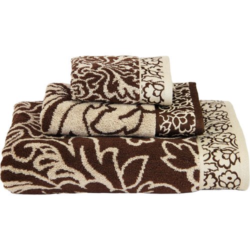 Better Homes and Gardens Damask Bath Towel Set