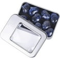 thumbnail image 3 of Angelstones Natural 10pcs Sodalite Gemstone Healing Crystal 1 inch Mini Puffy Heart Pocket Stone Iron Gift Box, 3 of 3