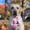 thumbnail image 2 of Dog Bandana 1 Pack,Halloween Ghosts Pumpkins and Skulls Bandanas for Dogs,Cat Bandana,Small/ Large Dog Bandana 2 Size,Dog Bandanas Girl Boy, 2 of 5