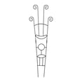thumbnail image 2 of Enrejado para Plantas Enrejado Metálico Jardín Soporte para Plantas de Hierro Vertical Maceta Resistente Antióxido Adecuado para Plantas Trepadoras Jardines Terrazas Decoración Exterior, 2 of 8