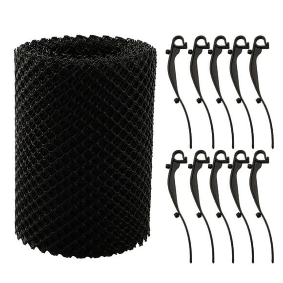 SPRING 6M Gutter Guard Gardening Leaf Debris Blocking Drainage Pipe Protection Net Plastic Anti-Clog Mesh Rain Protection Cover Filter