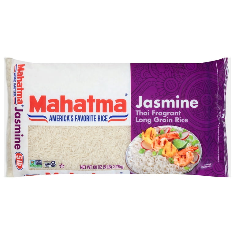 2 pack) Mahatma Jasmine Thai Fragrant Long Grain Rice, Gluten Free
