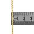 thumbnail image 6 of 10K Yellow Gold 2.25mm Hollow Open Square Box Chain Unisex Necklace 22 Inch, 6 of 7