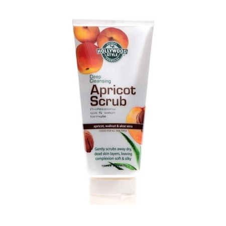 Style Apricot - Hollywood Style Deep Cleansing Apricot Scrub - Professional Formula, Soothes, Freshens & Exfoliates Skin
