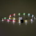 thumbnail image 4 of LED Light-Up Dog & Cat Collar and Leash Set, Visible Up to 500m at Night, USB Rechargeable, 3 Adjustable Settings, Waterproof,WH,Leash, 4 of 8