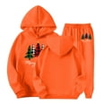 thumbnail image 4 of Christmas Sweatsuit Set for Girls 2 Piece Graphic Casual Long Sleeve Holiday Sweatshirts Sweatpants Set 7-8 Years Girl Clothes, 4 of 4