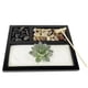 thumbnail image 5 of de bandeja de arena para jardín de meditación, de decoración budista de guijarros de rastrillo relajante, para escritorio, casa de té, perfke Bandeja de arena de meditación, 5 of 9