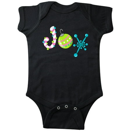 

Inktastic Joy-candy cane bulb snowflake for Christmas Gift Baby Boy or Baby Girl Bodysuit