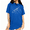 Blue, variant on Women's Melodic String Graphic Short Sleeve T-Shirts Green Casual Musician Tops