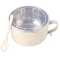 thumbnail image 5 of Ceramic Soup Mug with Lid, Large Microwave Safe Bowl for Stews, Chili and Meal Prep Leftovers, 5 of 9