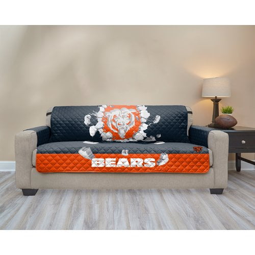 Chicago Bears 75 X 110 3d Sofa Protector Blue Com Chicago Bears 75 X 110 3d Sofa, Chicago Bears Furniture