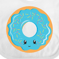 thumbnail image 4 of Inktastic Blue Donut Boys or Girls Baby Bib, 4 of 4