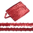 thumbnail image 1 of Uxcell 1-Pack Elastic Sequins Trim, 11 Yards 0.8 Inch Sequin Trim 2 Row for Craft Sewing Trimming [Laser Red], 1 of 6