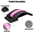 thumbnail image 2 of SHCKE Spine Deck Back Stretcher for Lower Back Pain Relief 4 Level Back Stretching Device Lumbar Stretching Device Lumbar Support Stretcher, 2 of 6