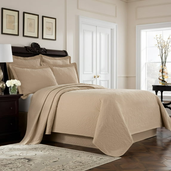 royal heritage williamsburg richmond matelasse cotton coverlet