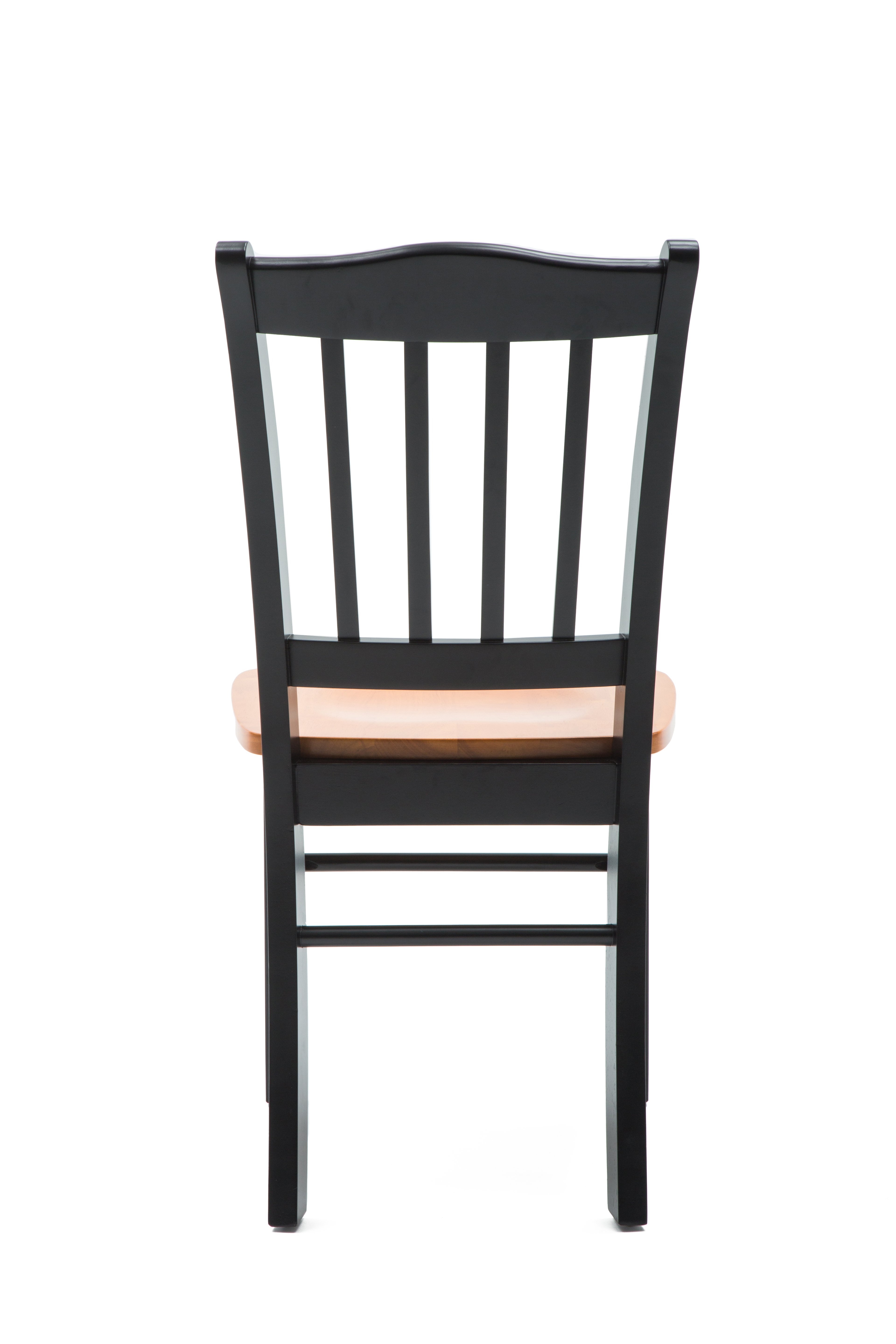 Boraam Wood Shaker Dining Chair, Black and Oak (Set of 2) photo 6