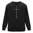 thumbnail image 4 of PNTUTB Men's Classic Crew Neck Pullover Valentine's Day Fashion Print Long Sleeve Casual Loose Comfort Sweatshirts, 4 of 6
