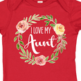 thumbnail image 4 of Inktastic I Love My Aunt Flower Circle Boys or Girls Baby Bodysuit, 4 of 5