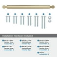 thumbnail image 4 of Amerock Balon 12 inch (305mm) Center-to-Center Golden Champagne Appliance Pull, 4 of 6