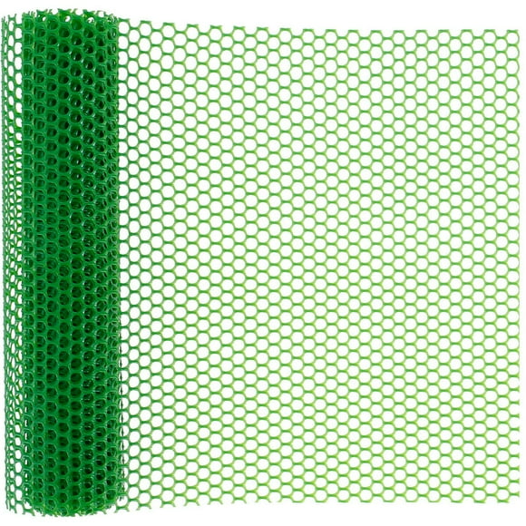 Maille de Clôture en Plastique 300x40 cm Maille de Clôture en Fil de Poulet Maille de Clôture Durable et Légère Fil de Clôture Cadre en Fil de Poulet Filet Floral pour Artisanat Jardinage Clôture de Volaille