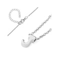 thumbnail image 3 of ELYA Jewelry Women's Initial Stainless Steel Necklace (18") - Letter J, 3 of 4