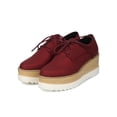 thumbnail image 5 of Women Pointy Toe Lace Up Double Stacked Platform Spectator Creeper - HF53 By Cape Robbin Collection, 5 of 5