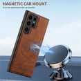 thumbnail image 4 of EUCAGR Luxury Wallet Phone Case Card Holder Leather Magnetic Pocket Cover For Samsung Galaxy S24 S23 S22 Plus Ultra Note 20Ultra, 4 of 5