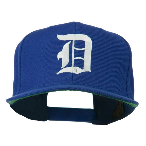 Large Old English D Embroidered Cap - Royal OSFM