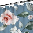 thumbnail image 4 of Waterproof Pioneer Shower Curtain 72x84 Inch Polyester Unique Cute Floral Shower Curtain for Bathroom Hotel Home Decor with 12 Plastic Hooks, 4 of 5