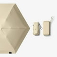 thumbnail image 2 of Yindaity Mini Travel Umbrella, Compact Sun & Rain Umbrella with UV Protection,Beige, 2 of 3