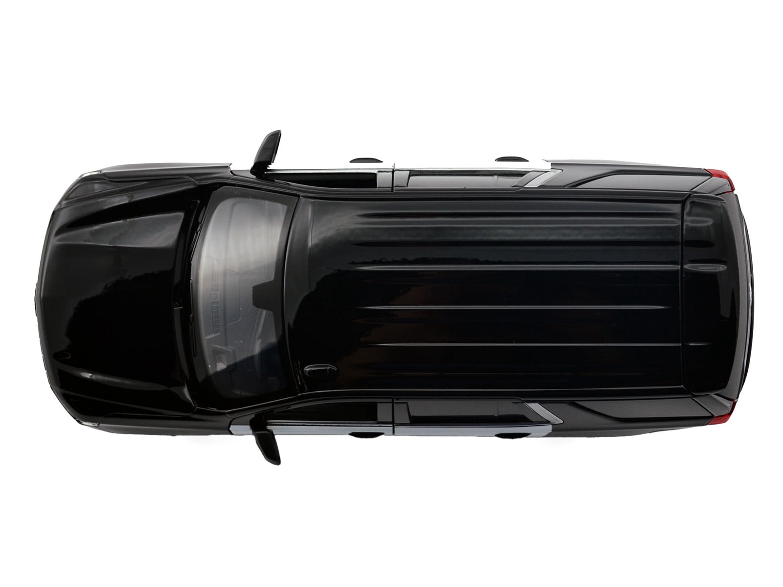 2025 Chevrolet Tahoe PPV Black & White "Custom Builder's Kit" 1/24 Diecast Model Car by Motormax