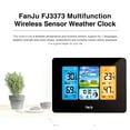 thumbnail image 4 of FanJu FJ3373 Multifunction Digital Weather Station LCD Alarm Clock Indoor Outdoor Weather Forecast Barometer Thermometer Hygrometer with Wireless Outdoor Sensor USB Power Cord, 4 of 8