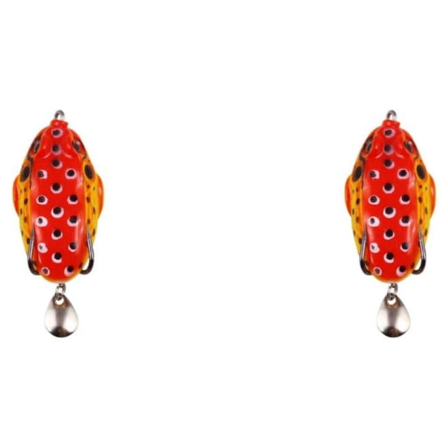 yingyy 1/2/3/5 Fish Lure Artificial Bait 8cm Workmanship Compact Size Multicolored Professional Exquisite Sweet Gift Rotating Red 2PCS
