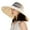 Beige, variant on Straw Hat , Summer Accessories , Fashion Hats for Women Women's Wide Brim Sun Hat with Zipper Drawstring Fully Light Blocking Foldable Design for Sun