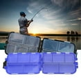 thumbnail image 2 of SIEYIO 10 Grid Compartment Organizers Container Waterproof Fish Lures Box Tackle Case, 2 of 15
