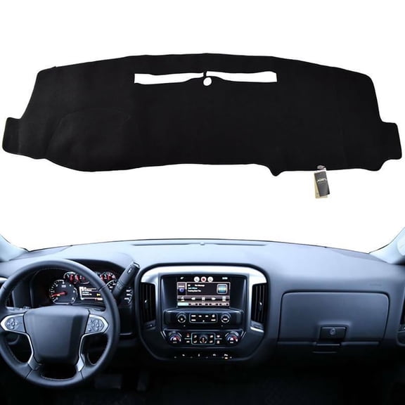 XUKEY Dashboard Cover For Chevrolet Silverado 1500 2500 3500 2014-2018 Dash Mat Pad Dashmat 2015 2016 2017