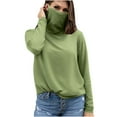 thumbnail image 3 of Fanxing Sun Protection with Mask for Women UPF 50+ Sun Protection Long Sleeve Sun Shirt for Outdoor Green,M, 3 of 6