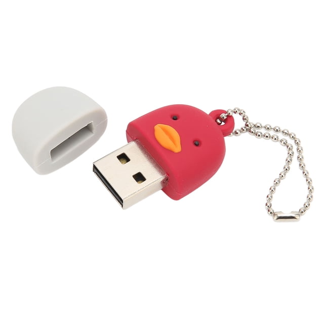 Unidad flash USB Plug and Play, resistente a golpes, resistente a la humedad, miniunidad flash con dibujos animados para PC, portátil, TV, coche, pollo, 32 GB