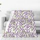 thumbnail image 1 of Balery Lavender Flowers Manta de Felpa Suave y Acogedora – Cobija de Franela Aterciopelada para Cama, Lavable y Cálida para Sofá, Mascotas, Transpirable-80"x60", 1 of 7