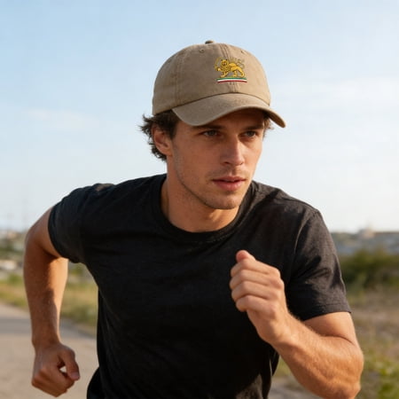 Horivan Vintage Iran Flag Baseball Cap Adjustable Trucker Hat for Outdoor Travel Sports Sun Protection Unisex Hat